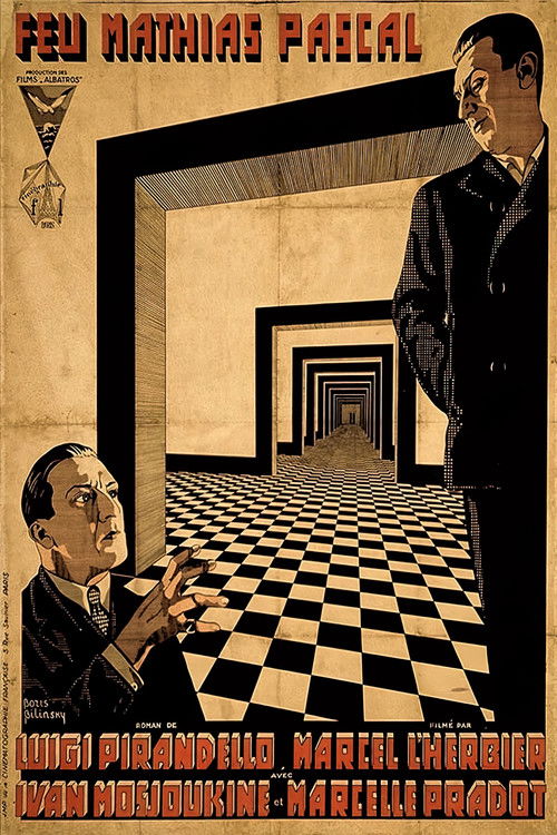 Feu Mathias Pascal (1925) poster