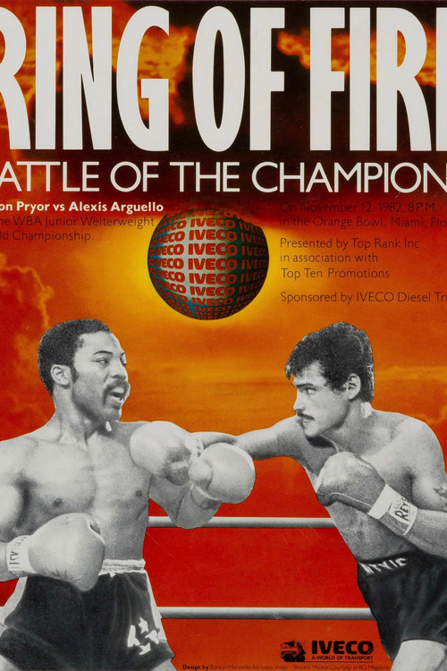 Aaron Pryor vs. Alexis Arguello I (1982) poster