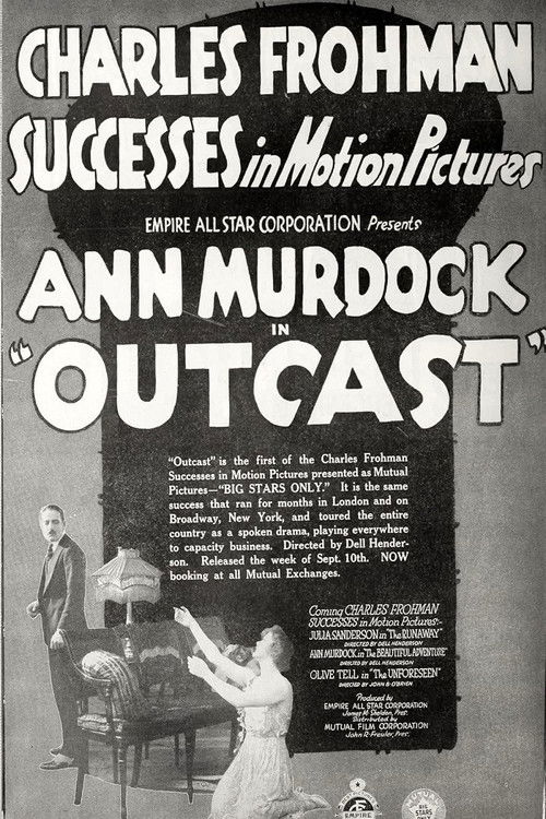 Outcast (1917) poster