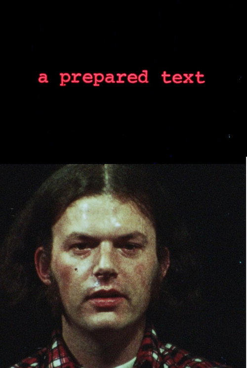 A Prepared Text (1976) poster