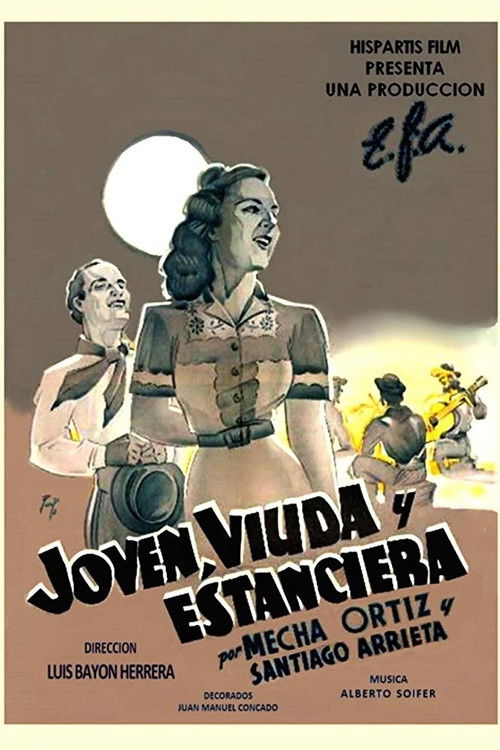 Joven, viuda y estanciera (1941) poster