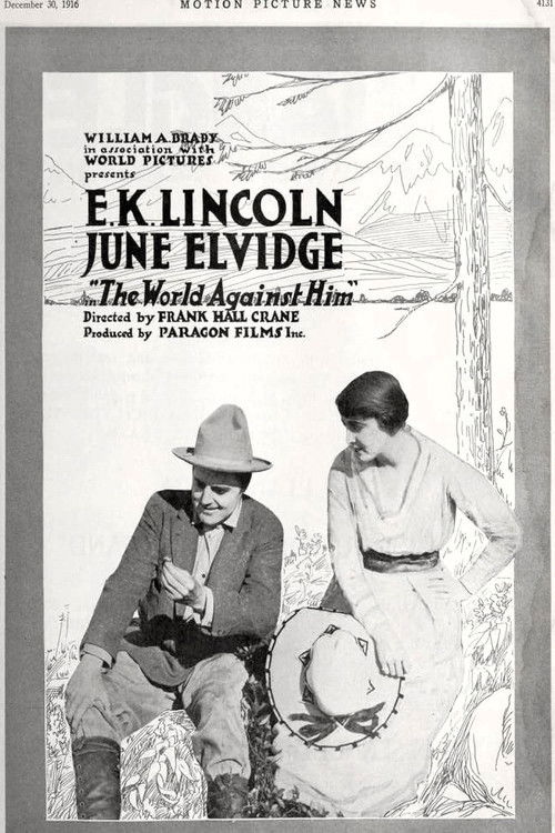 The World Against Him (1916) poster