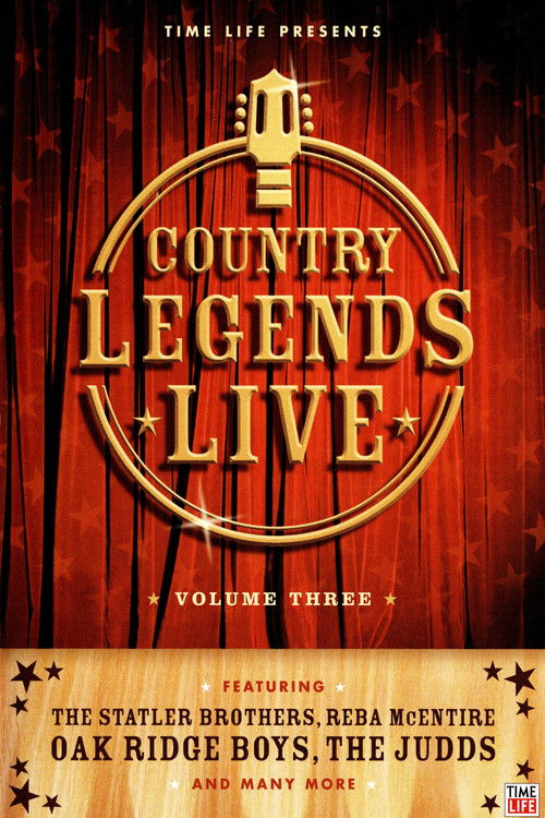 Time-Life: Country Legends Live, Vol. 3 (2005) poster
