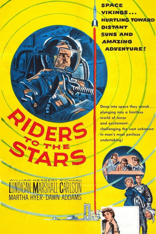 Riders to the Stars (1954) poster