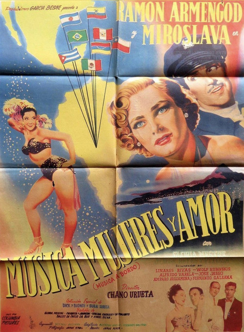 Música, mujeres y amor (1952) poster