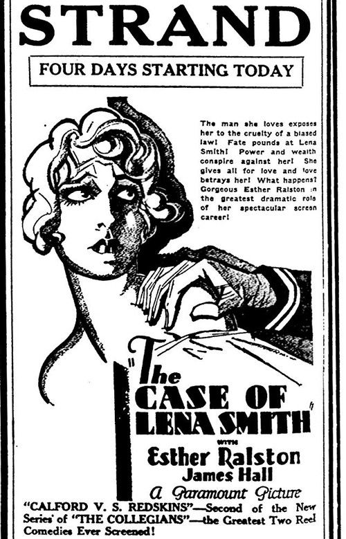 The Case of Lena Smith (1929) poster