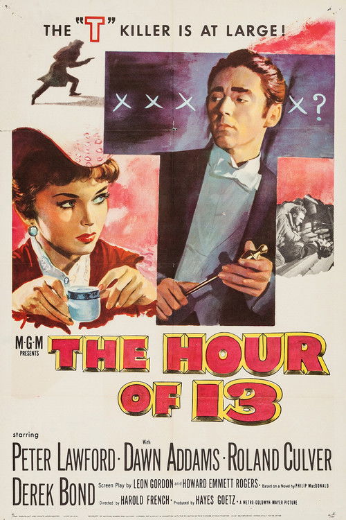 The Hour of 13 (1952) poster