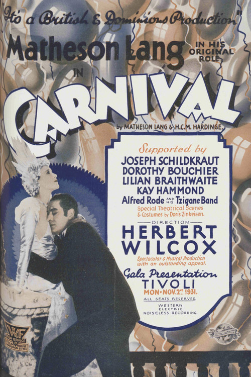 Carnival (1931) poster