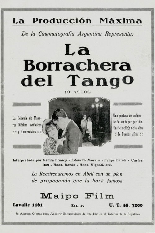 La borrachera del tango (1928) poster