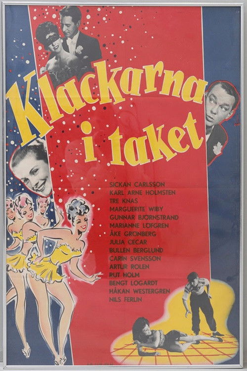 Klackarna i taket (1952) poster