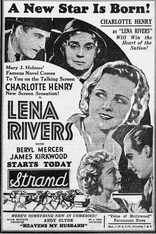 Lena Rivers (1932) poster