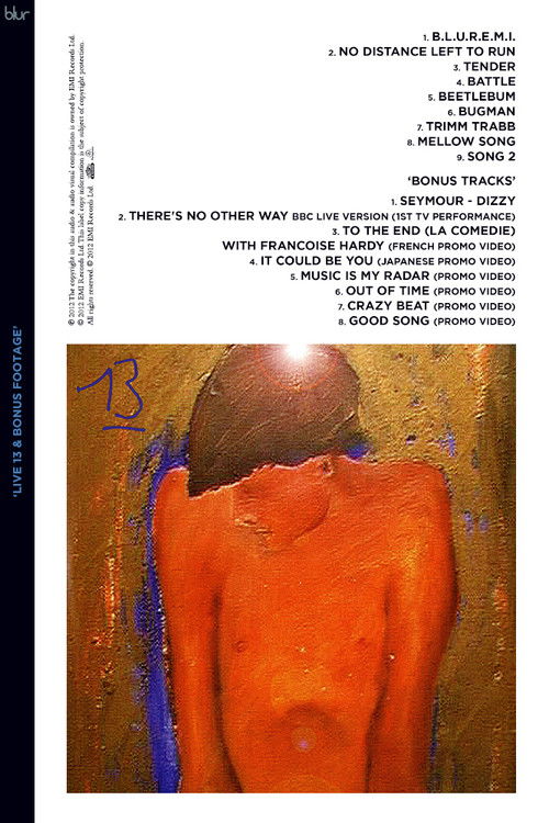Blur: Live 13 & Bonus Footage (1999) poster