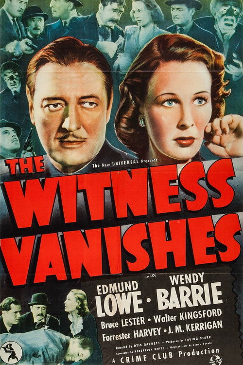 The Witness Vanishes (1939) poster