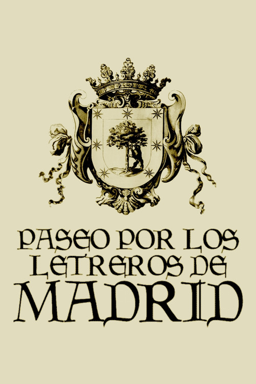 Paseo por los letreros de Madrid (1968) poster