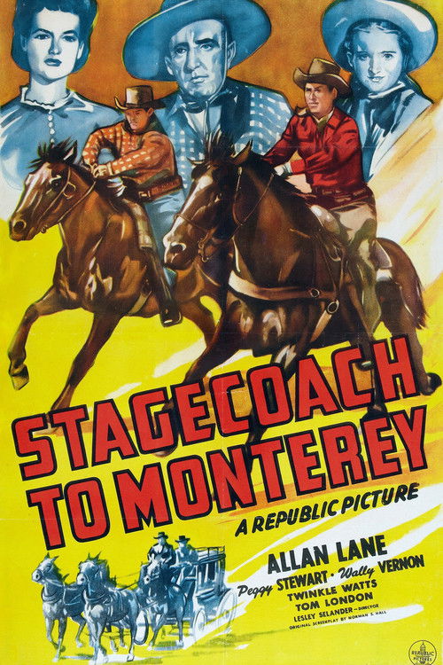 Stagecoach to Monterey (1944) poster