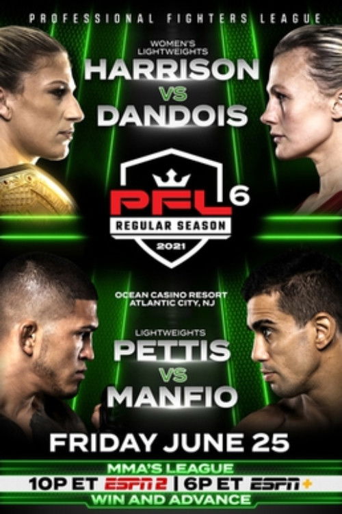 PFL 2021 #6: Regular Season - Harrison vs. Dandois (2021) poster