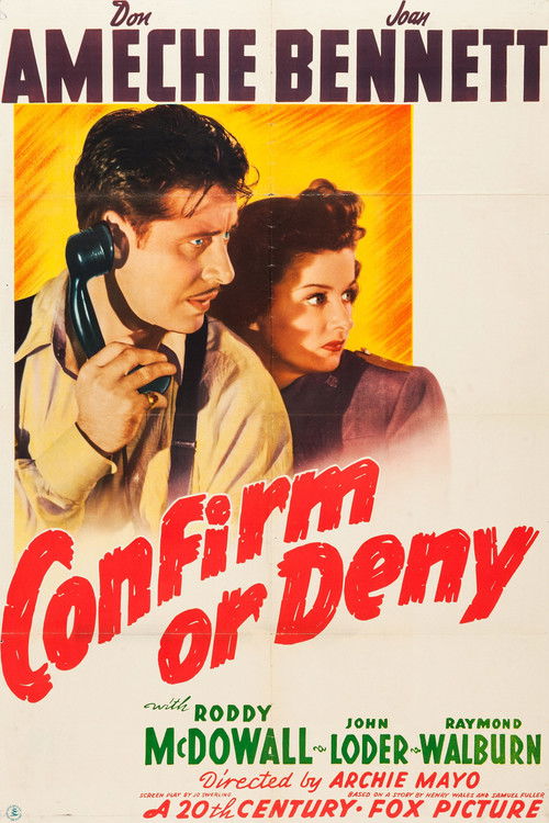 Confirm or Deny (1941) poster