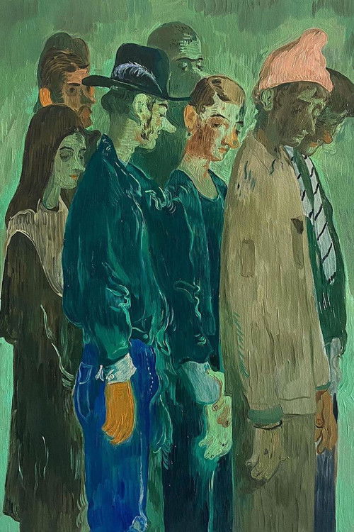 Salman Toor's Emerald Green (2021) poster