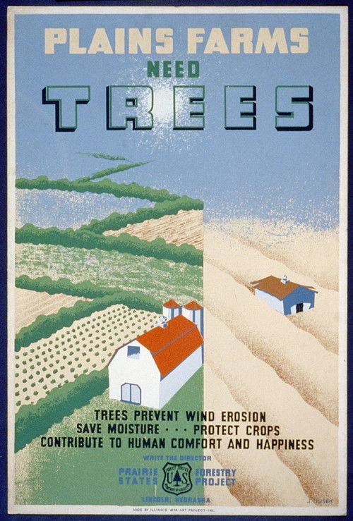Windbreaks on the Prairies (1943) poster