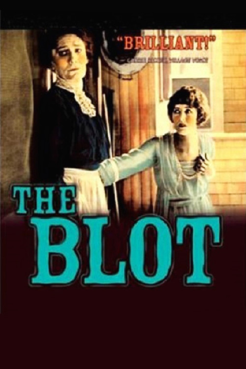 The Blot (1921) poster