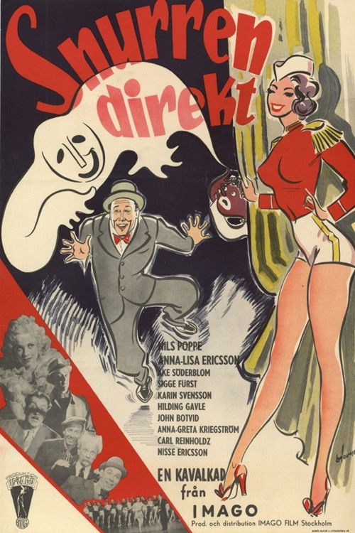 Snurren direkt (1952) poster