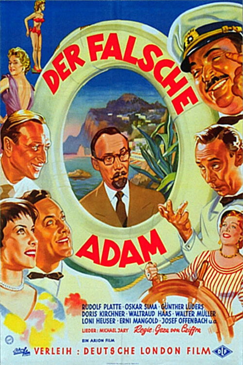 Der falsche Adam (1955) poster