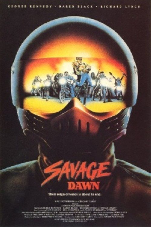 Savage Dawn (1985) poster
