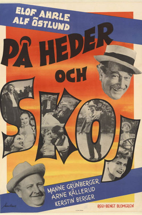 På heder och skoj (1956) poster