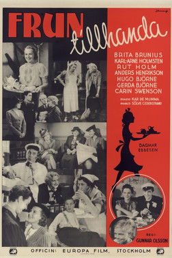 Frun tillhanda (1939) poster