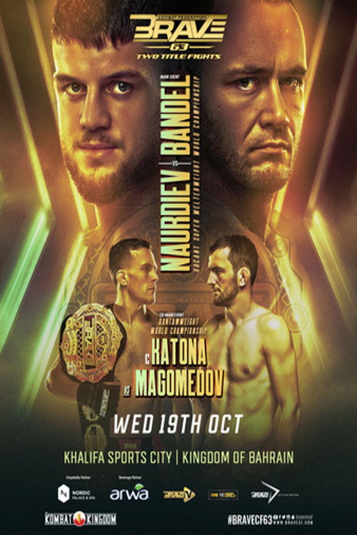 BRAVE CF 63 (2022) poster