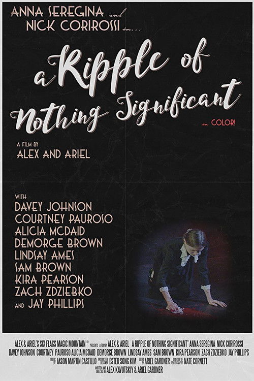 A Ripple of Nothing Significant (2016) poster
