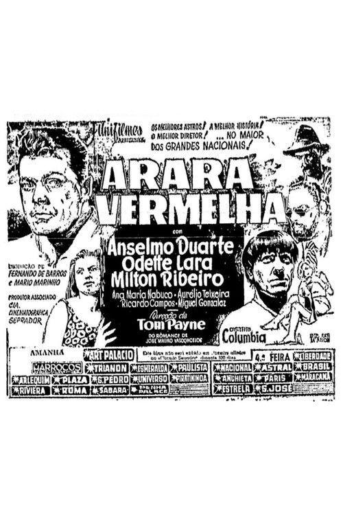Arara Vermelha (1957) poster