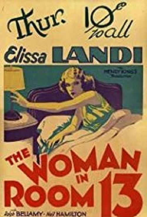 The Woman in Room 13 (1932) poster