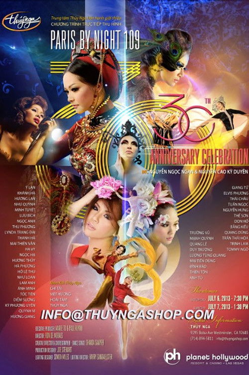 Paris by Night 109: 30th Anniversary Celebration (2013) poster