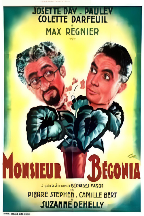 Monsieur Bégonia (1937) poster