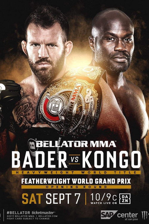 Bellator 226: Bader vs. Kongo (2019) poster