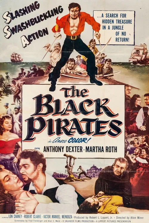 The Black Pirates (1954) poster