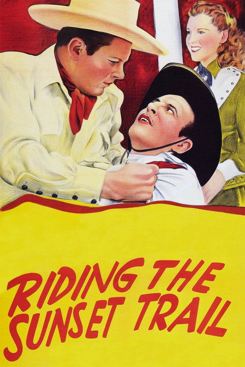 Riding the Sunset Trail (1941) poster