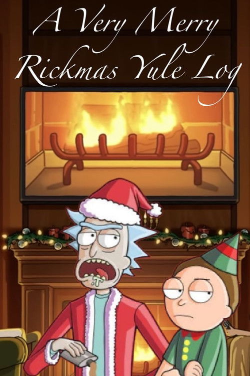 A Very Merry Rickmas Yule Log (2021) poster