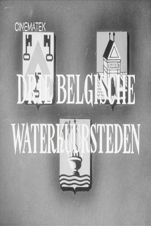 Drie Belgische Waterkuursteden (1955) poster