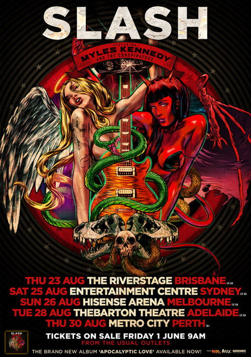 Slash ft. Myles Kennedy and The Conspirators - Live at Sydney (2012) poster