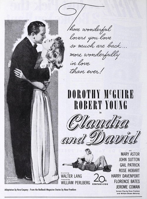 Claudia and David (1946) poster
