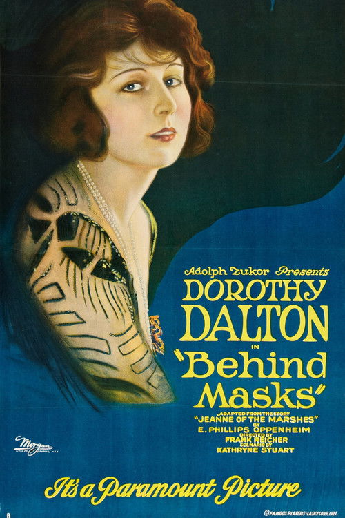 Behind Masks (1921) poster