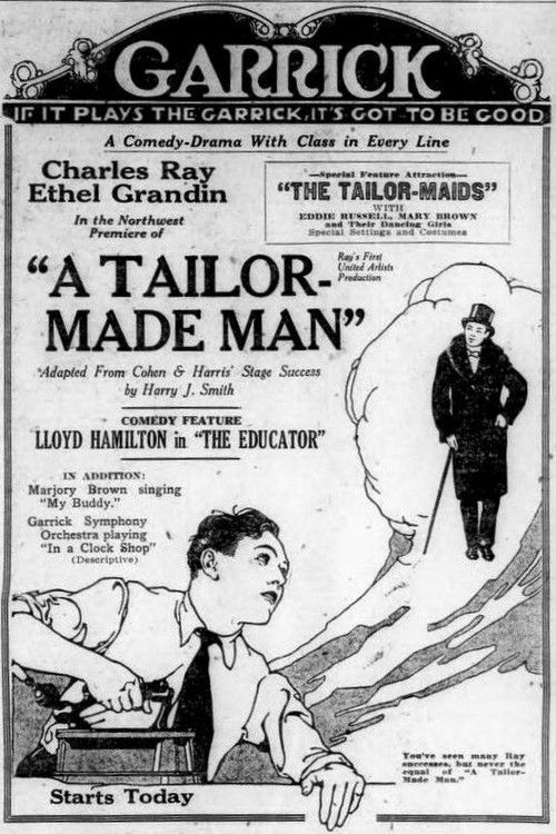 A Tailor-Made Man (1922) poster