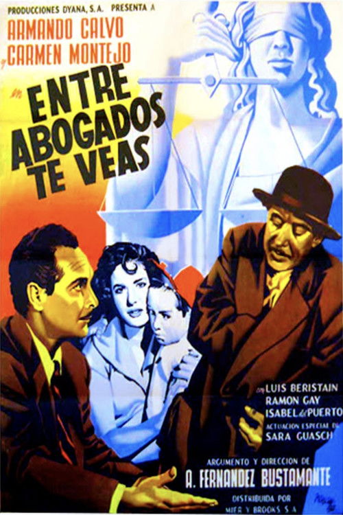 Entre abogados te veas (1951) poster