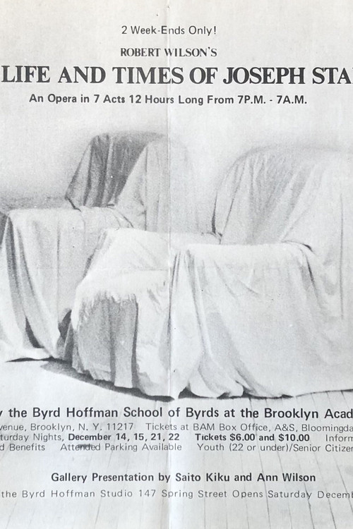 The Life and Times of Joseph Stalin: An Opera (1973) poster