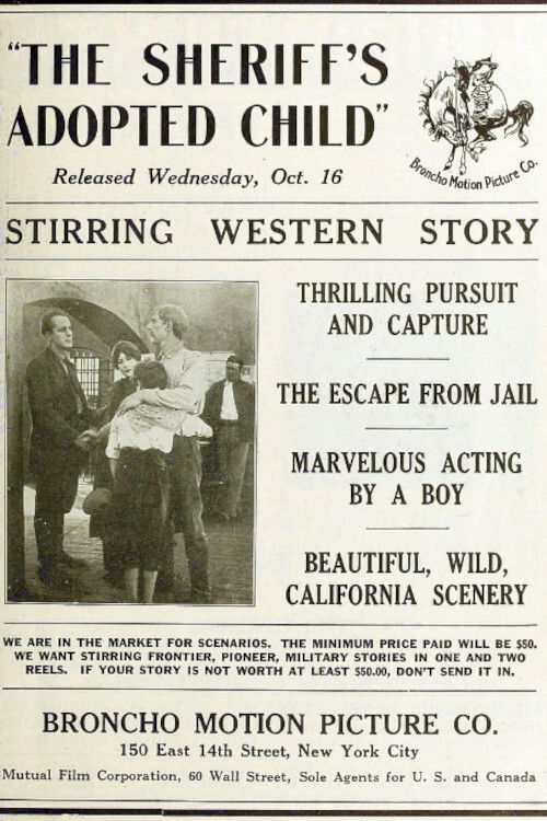 The Sheriff's Adopted Child (1912) poster