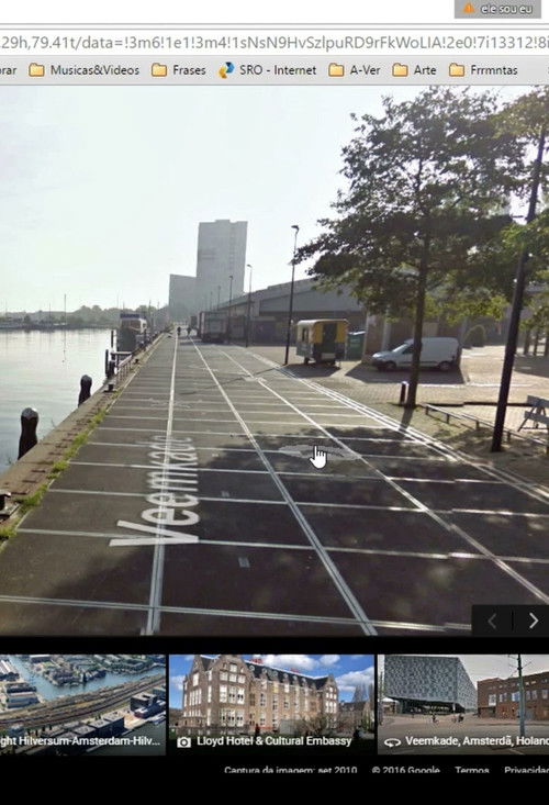 Visit to Lloyd Hotel via Google Earth (2016) poster