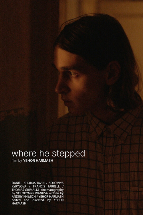 where he stepped (2023) poster