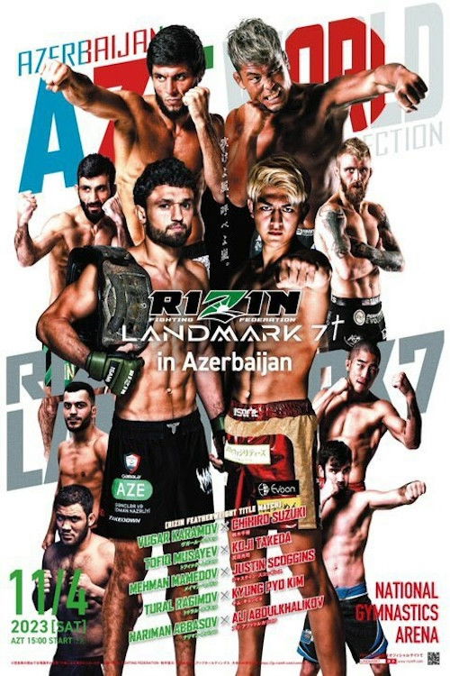 RIZIN LANDMARK 7 in AZERBAIJAN (2023) poster